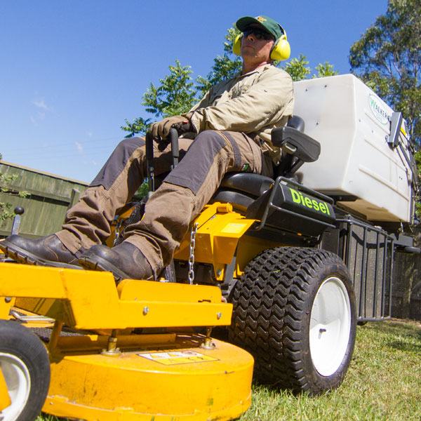 Ride-On lawn mowing for large blocks and acreage